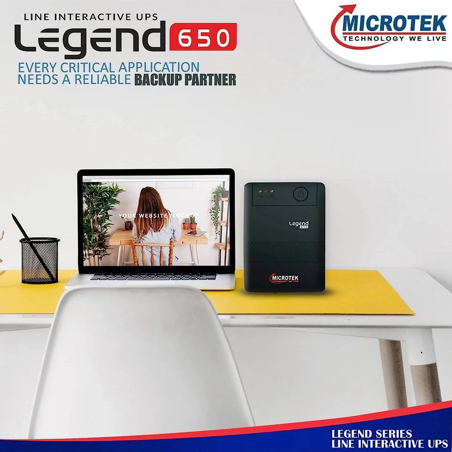 سیستم یو پی اس لاین اینتراکتیو میکروتک مدل Legend 650، پشتیبان و محافظ ایده آل برق