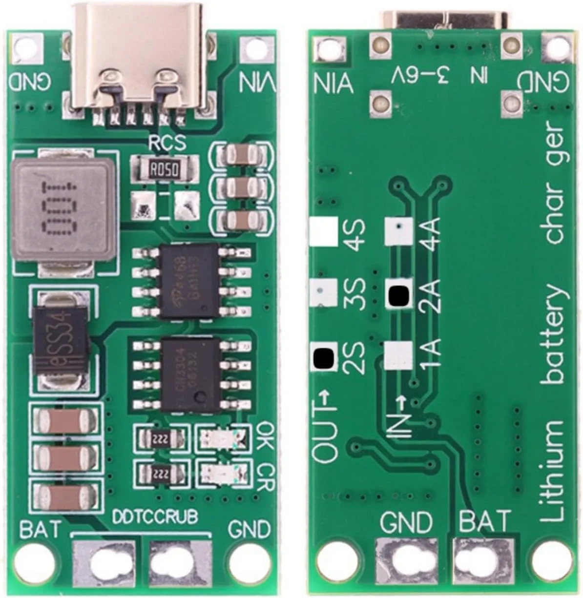 برد شارژ باتری لیتیومی 2S با فناوری افزایش ولتاژ و نمایشگر LED هوشمند