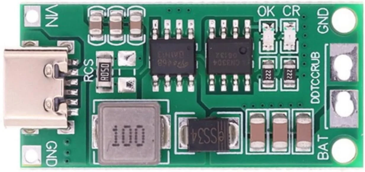 برد شارژ باتری لیتیومی 2S با فناوری افزایش ولتاژ و نمایشگر LED هوشمند