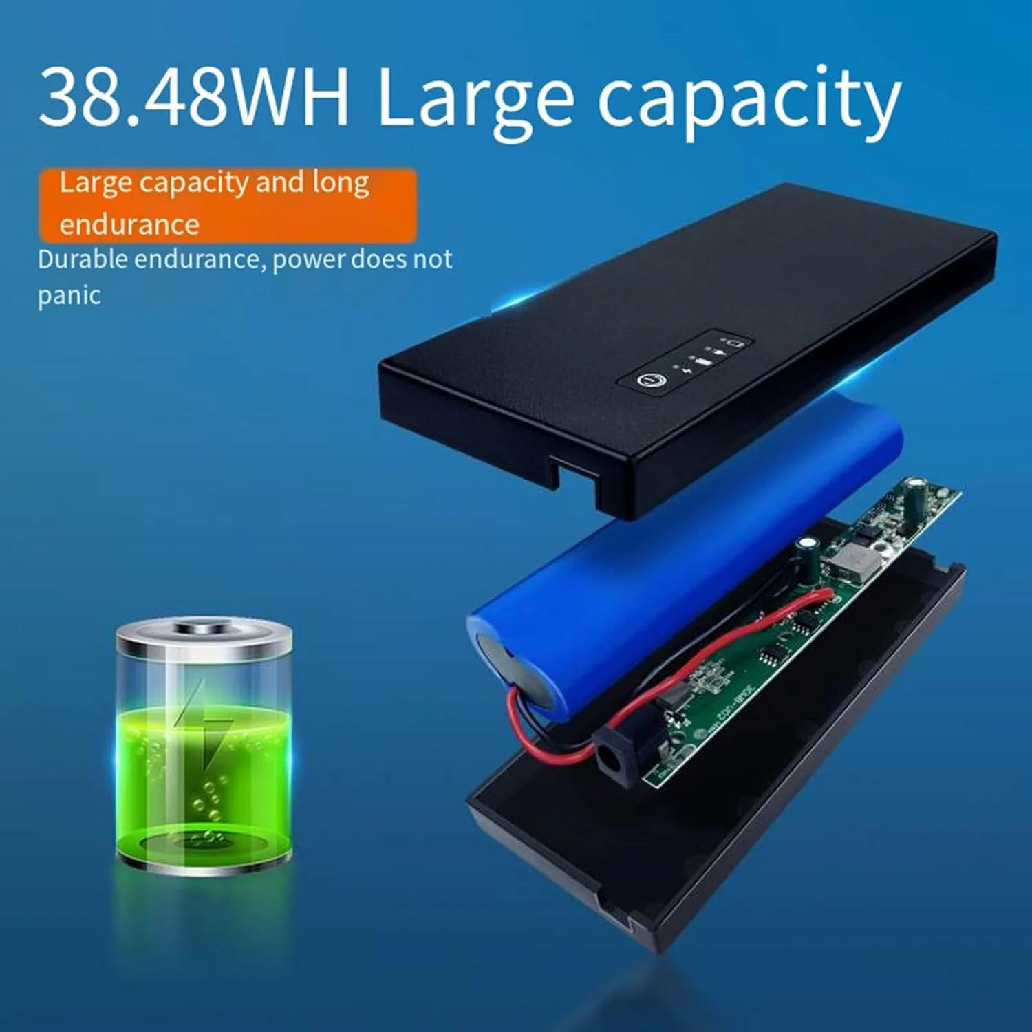 منبع تغذیه بدون وقفه کوچک 12V3A برای روتر، دستگاه حضور و غیاب، و دوربین مداربسته، با باتری پشتیبان، 29.6WH/8000mAh