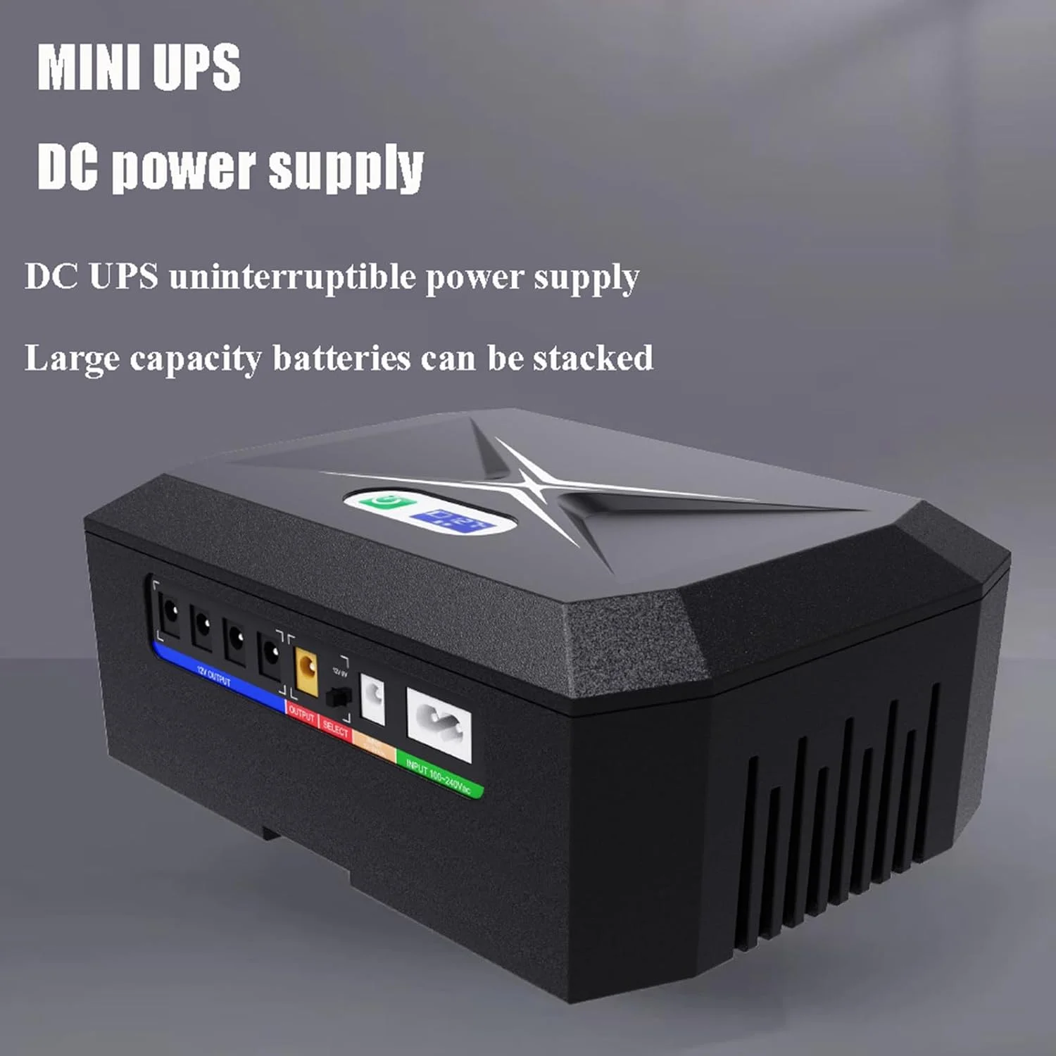 منبع تغذیه پشتیبان کوچک بدون وقفه DC UPS دوربین با ظرفیت بالا، 20800mAh، مناسب برای مودم نوری روتر و مانیتورینگ