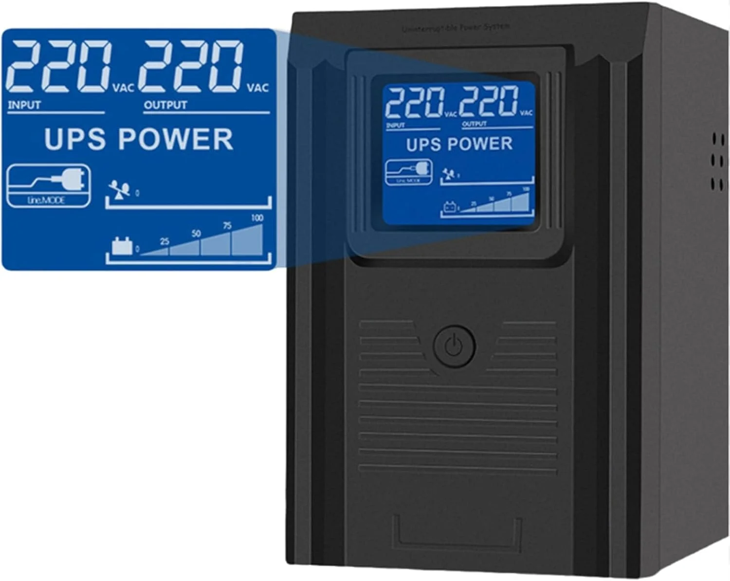 منبع تغذیه اضطراری بدون وقفه ۲۲۰ ولت مناسب کامپیوتر خانگی و خوابگاه، پشتیبان ضد قطع برق