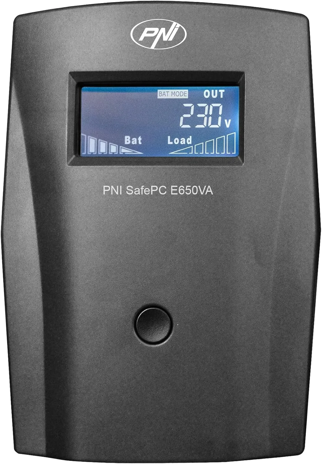 کیت منبع تغذیه اضطراری PNI SafePC E650VA، توان 390 وات، 1.8 آمپر، خروجی 2 عدد 230 ولت، صفحه نمایش LCD، باتری 7.2 آمپر به همراه پد چسبناک آبی هدیه