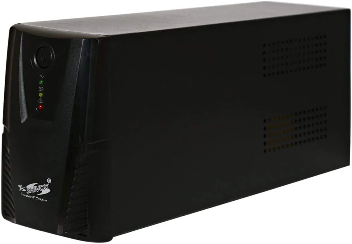 منبع تغذیه بدون وقفه (UPS) شیووکس 850 ولت آمپر با حداکثر 7 ساعت برق پشتیبان - مشکی