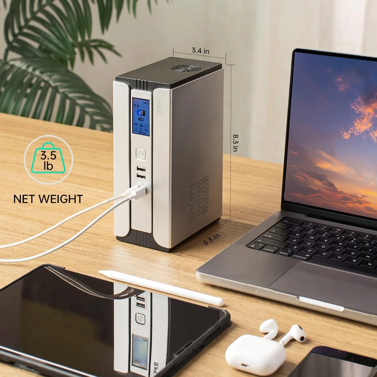 منبع تغذیه پشتیبان باتری SKE SMART KEY ENERGY UPS مدل Sirius