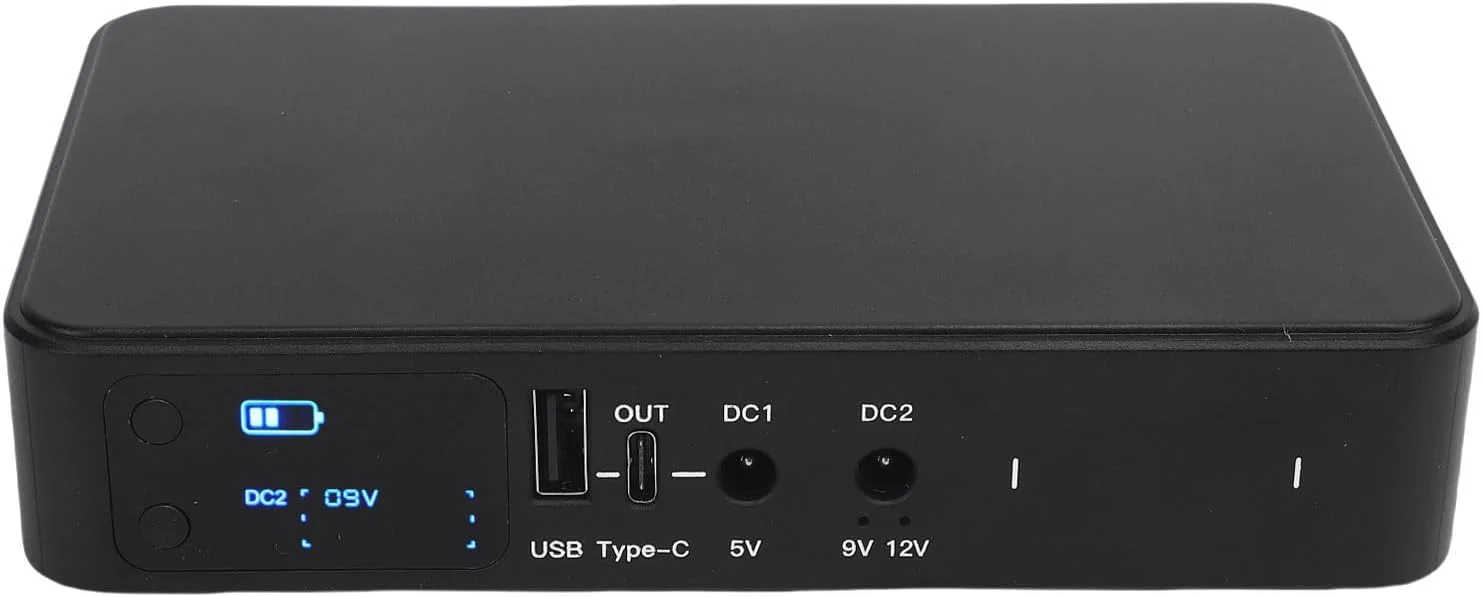 منبع تغذیه اضطراری 18000mAh Sorandy، خروجی USB Type C 5V DC 5V 9V 12V، منبع تغذیه بدون وقفه، باتری پشتیبان برای لوازم الکترونیکی کوچک، دوربین مداربسته، روتر