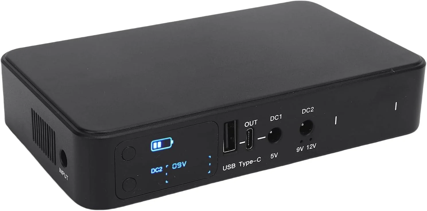 منبع تغذیه اضطراری 18000mAh Sorandy، خروجی USB Type C 5V DC 5V 9V 12V، منبع تغذیه بدون وقفه، باتری پشتیبان برای لوازم الکترونیکی کوچک، دوربین مداربسته، روتر