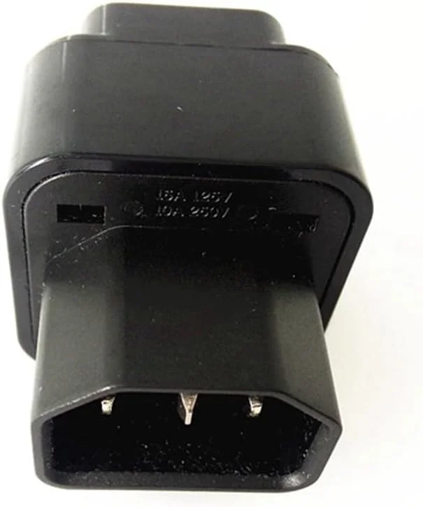 ۴ عدد تبدیل کننده ویژه PDU، تبدیل کننده UPS C13 به سوکت یونیورسال سرور IEC320-C14 -320 (مشکی)