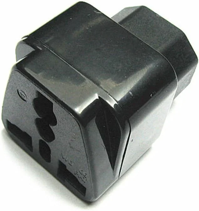 ۵ عدد تبدیل کننده مخصوص PDU، تبدیل UPS C13 به سرور سوکت یونیورسال IEC320-C14 (مشکی)