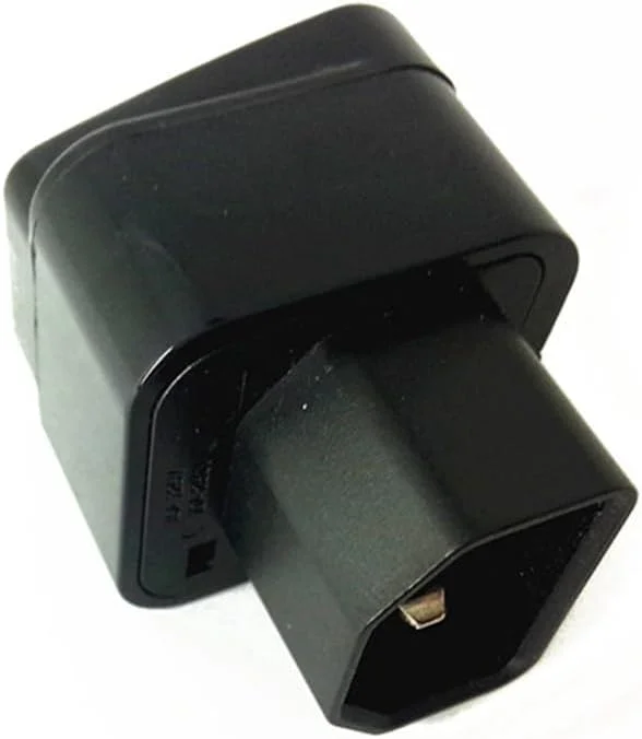 ۴ عدد تبدیل کننده ویژه PDU، تبدیل کننده UPS C13 به سوکت یونیورسال سرور IEC320-C14 -320 (مشکی)