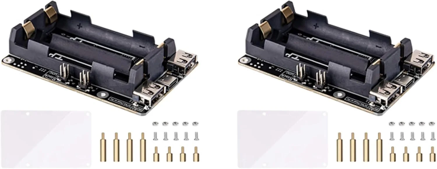 2 عدد برد توسعه منبع تغذیه بدون وقفه UPS HAT 18650