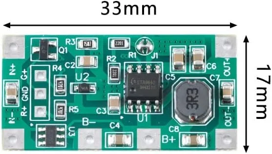 ماژول منبع تغذیه بدون وقفه TECNOIOT 5PCS DC 5V 1A UPS با محافظت باتری لیتیومی 18650