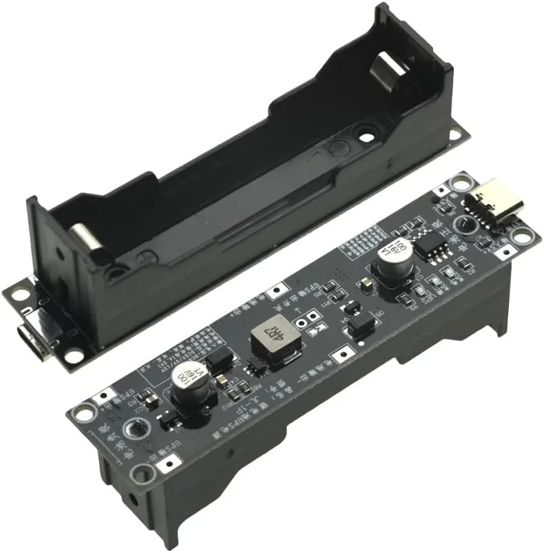 ماژول منبع تغذیه بدون وقفه UPS با پورت میکرو USB 5V و شارژر باتری لیتیومی 18650