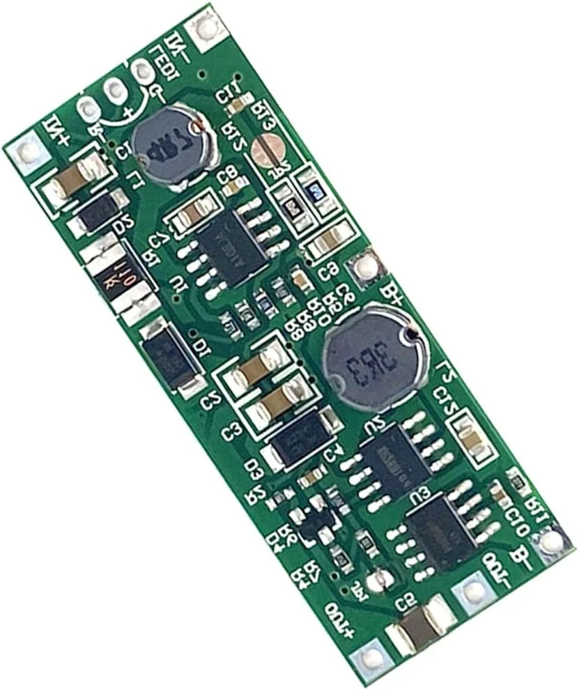 ماژول منبع تغذیه بدون وقفه DC UPS، ماژول شارژ و دشارژ باتری لیتیومی 3.7 ولت، افزایش توان 9 ولت ماژول منبع تغذیه بدون وقفه DC UPS، ماژول شارژ و دشارژ باتری لیتیومی 3.7 ولت، افزایش توان 9 ولت