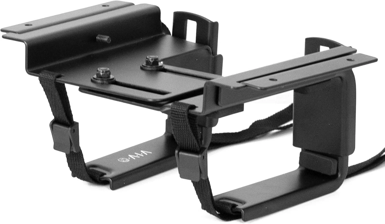 پایه نگهدارنده универсальный UPS، مینی کامپیوتر، قابل نصب زیر میز و روی دیوار، براکت قابل تنظیم برای کامپیوترهای Mini ITX و SFF، مشکی (MOUNT-UPS01)