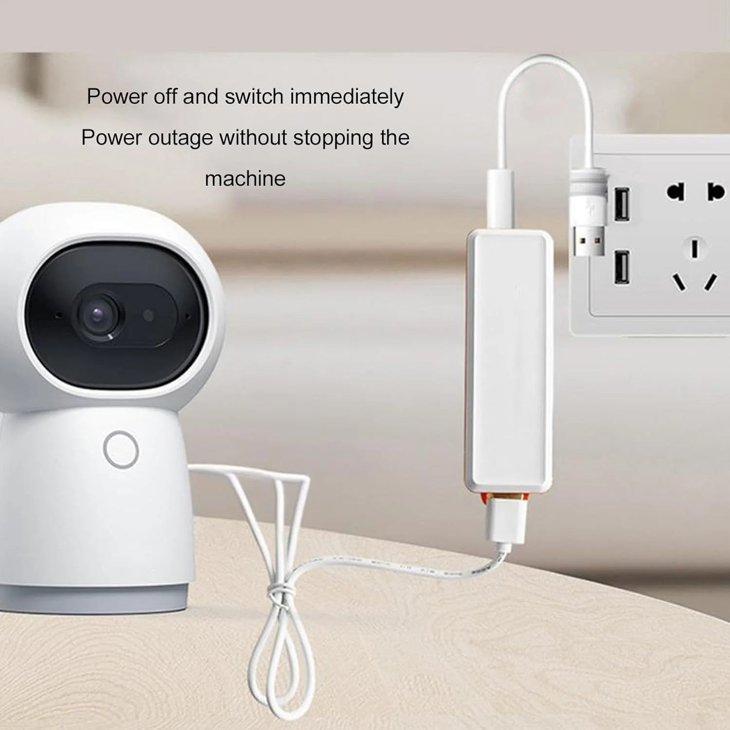 منبع تغذیه پشتیبان باتری مینی UPS Wisoqu، خروجی USB 5V1.2A ورودی DC5V 2A USB، برای دوربین مداربسته روتر وای فای تلفن دوربین منبع تغذیه پشتیبان باتری مینی UPS Wisoqu، خروجی USB 5V1.2A ورودی DC5V 2A USB، برای دوربین مداربسته روتر وای فای تلفن دوربین