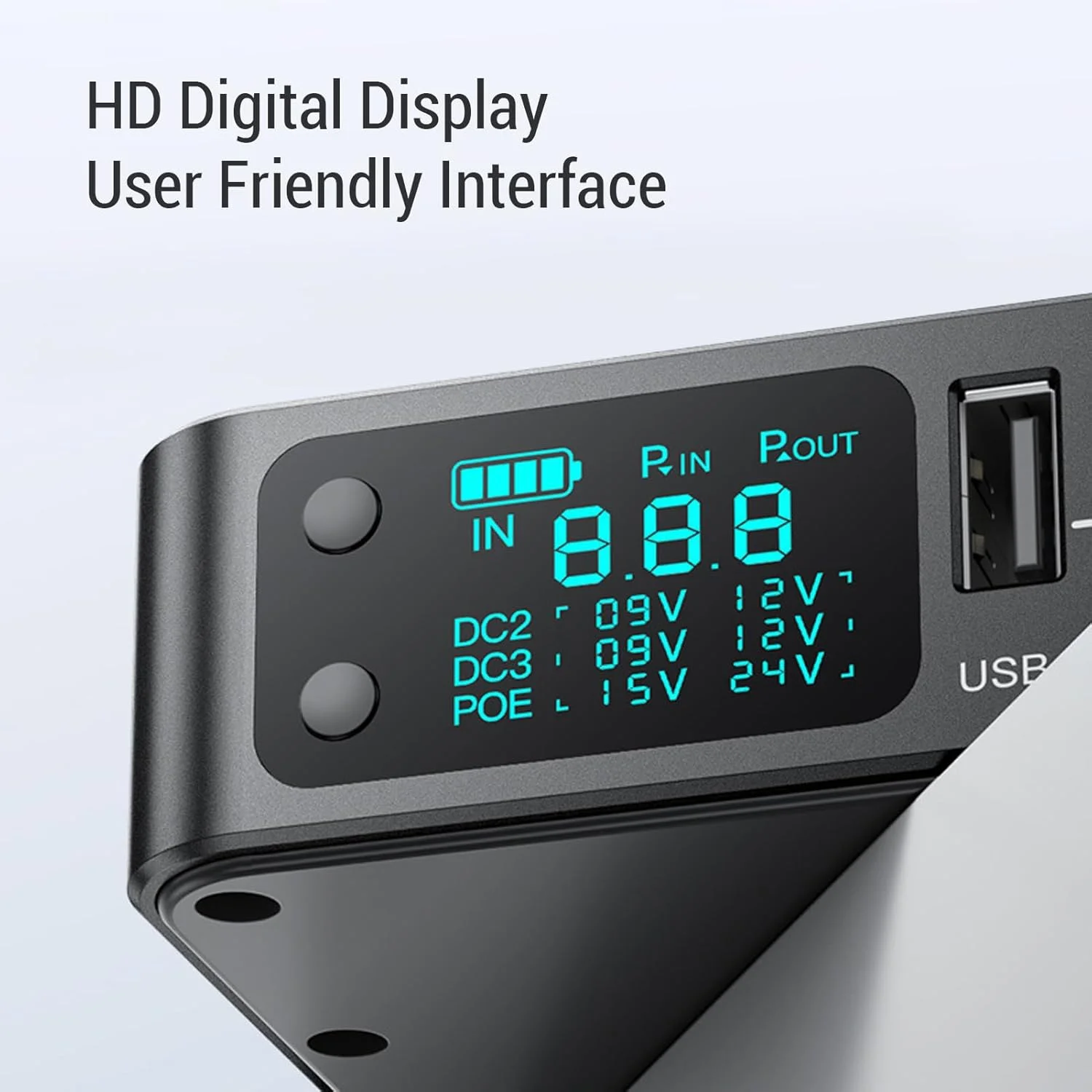 منبع تغذیه پشتیبان باتری با محافظت، منبع تغذیه اضطراری برای دوربین های امنیتی، روترها، مشکی جمع و جور منبع تغذیه پشتیبان باتری با محافظت، منبع تغذیه اضطراری برای دوربین های امنیتی، روترها، مشکی جمع و جور