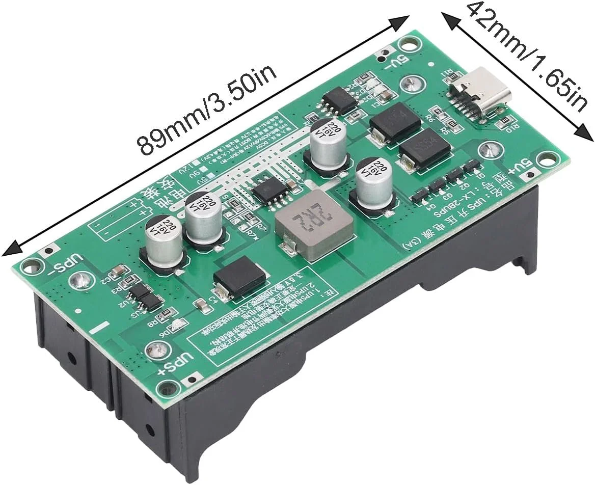 دو عدد ماژول شارژ تقویتی باتری لیتیومی 18650، منبع تغذیه بدون وقفه UPS، توان بالا 15 وات 3 آمپر 12 ولت، شارژ و دشارژ با کابل دو هسته ای DC مادگی دو عدد ماژول شارژ تقویتی باتری لیتیومی 18650، منبع تغذیه بدون وقفه UPS، توان بالا 15 وات 3 آمپر 12 ولت، شارژ و دشارژ با کابل دو هسته ای DC مادگی