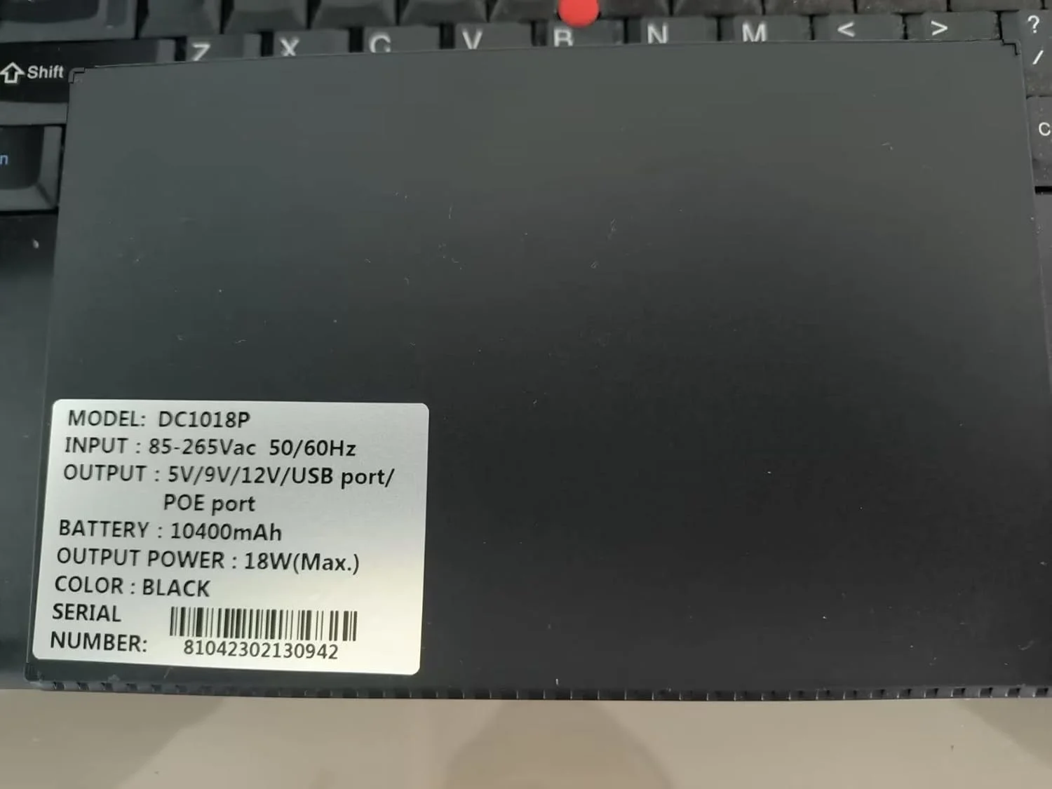 منبع تغذیه اضطراری کوچک قابل حمل ZOGUO با ظرفیت 10400 میلی آمپر ساعت، 5 ولت، 12 ولت، باتری پشتیبان چند منظوره برای LED Wifi IP Cam UPS Mini UPS (رنگ: 8800mAh مشکی 1A، سایز: B)