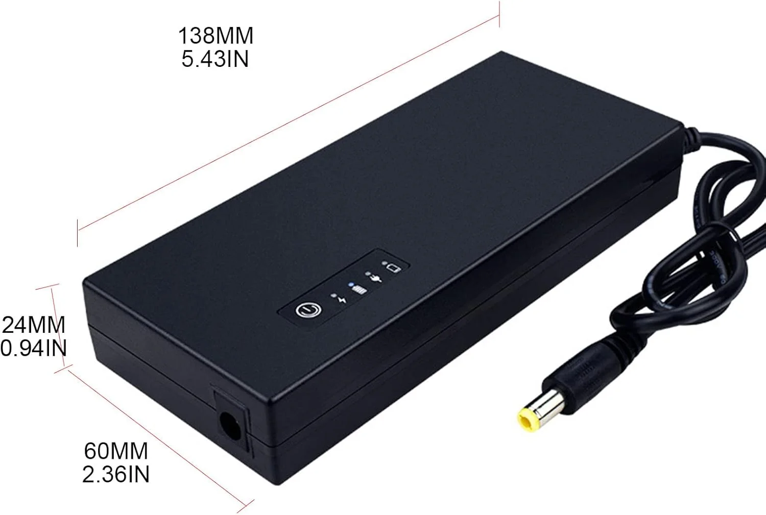 منبع تغذیه اضطراری 8000mAh USB 12V 3A 38.48WH 5.5x2.1mm UPS با باتری پشتیبان برای روتر وای فای و دوربین منبع تغذیه اضطراری 8000mAh USB 12V 3A 38.48WH 5.5x2.1mm UPS با باتری پشتیبان برای روتر وای فای و دوربین