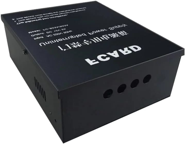 منبع تغذیه کنترل دسترسی 12 ولت DC 3 آمپر برای قفل ایمن و منبع تغذیه بدون وقفه UPS