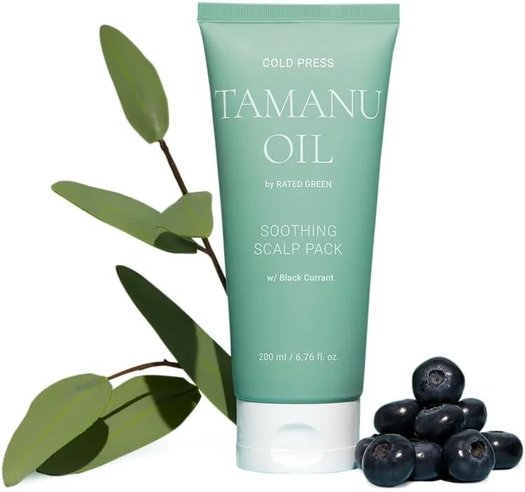 نرم کننده و تسکین دهنده پوست سر حاوی روغن تامانو و انگور فرنگی سیاه ریتد گرین - 200 میلی لیتر - مناسب انواع مو