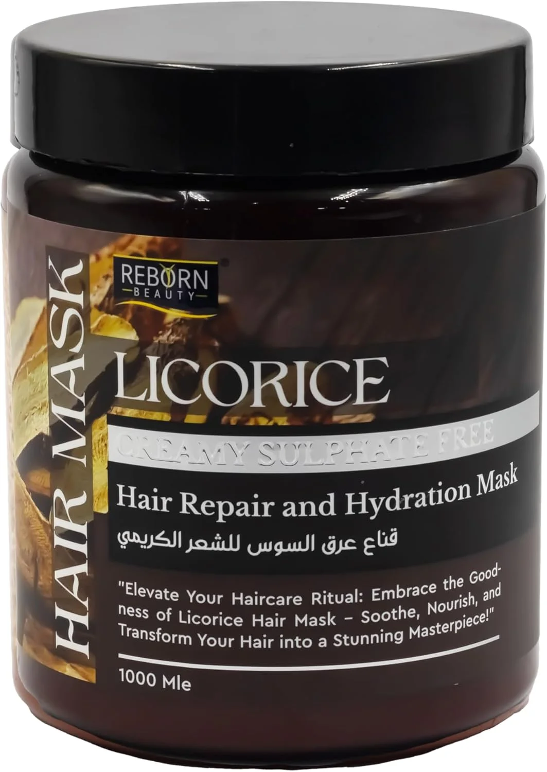 ماسک مو احیا کننده زیبایی با عصاره شیرین بیان 1 لیتر