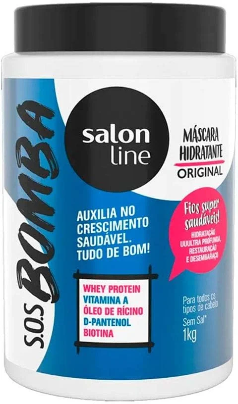 شامپو تقویت کننده و رشد مو Salon Line مدل SOS Bomba de Vitaminas حجم 300 میل