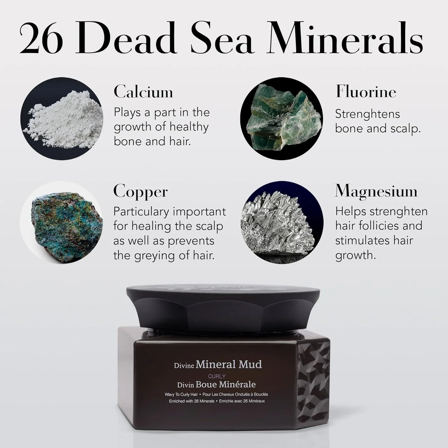 ماسک موی گِل معدنی سافیرا برای موهای فر و موج دار، مرطوب کننده و نرم کننده عمیق مو برای درخشش و حالت دهی، محصول طبیعی و وگان، 85 گرم، سایز مسافرتی