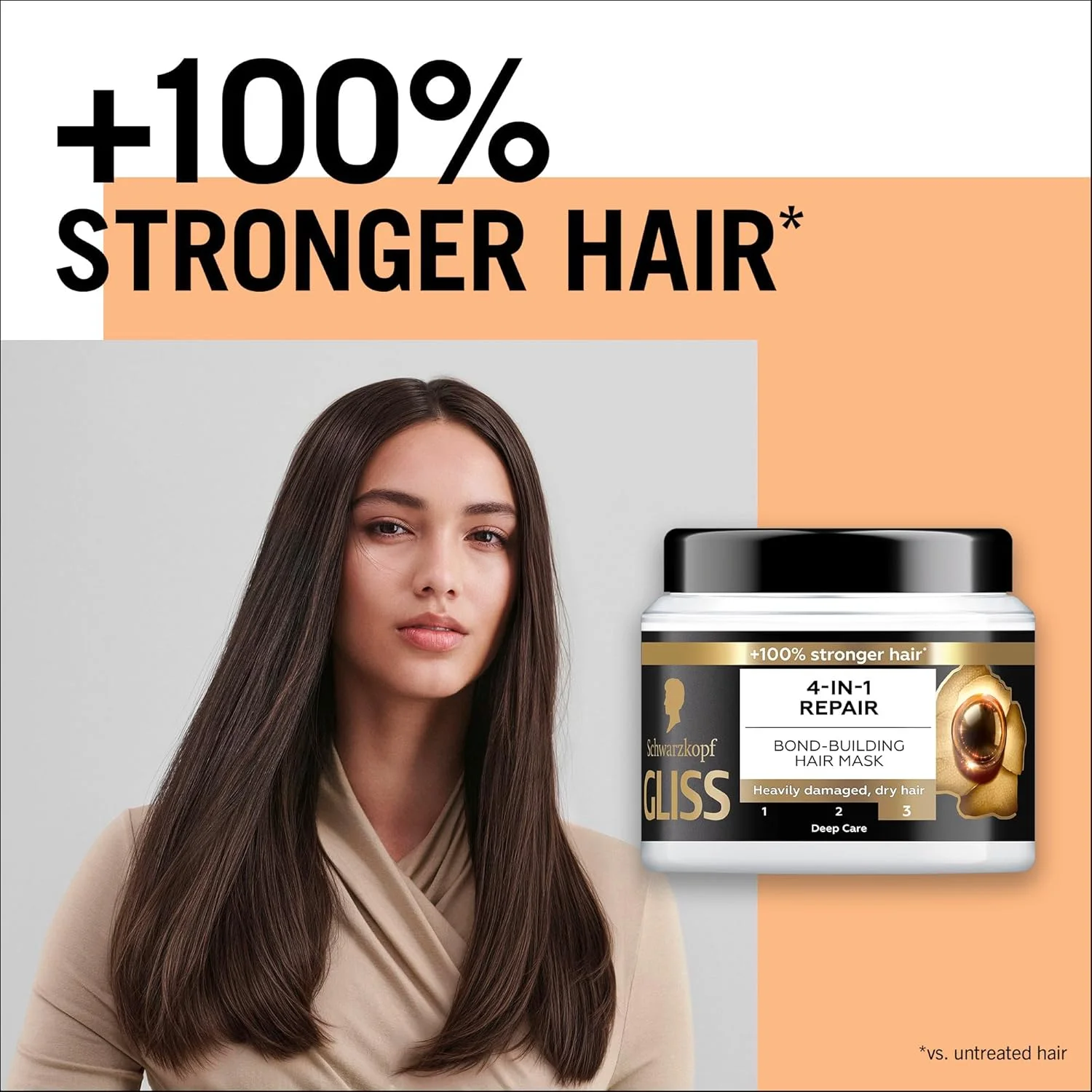 ماسک مو ترمیم کننده و تقویت کننده مو شوارتسکف گلیس 4 در 1، 400 میلی لیتر ماسک مو ترمیم کننده و تقویت کننده مو شوارتسکف گلیس 4 در 1، 400 میلی لیتر