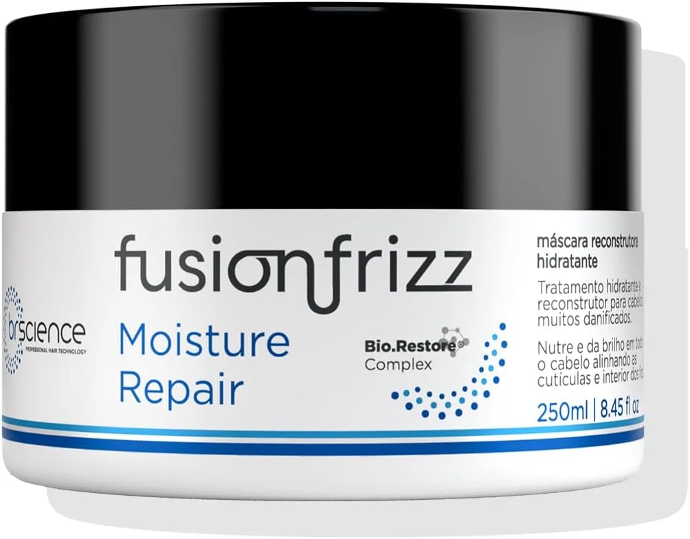 بی آر ساینس | ماسک مو ترمیم کننده و آبرسان Fusion Frizz | درمان آبرسان و بازسازی کننده برای موهای آسیب دیده | 250 میلی لیتر بی آر ساینس | ماسک مو ترمیم کننده و آبرسان Fusion Frizz | درمان آبرسان و بازسازی کننده برای موهای آسیب دیده | 250 میلی لیتر