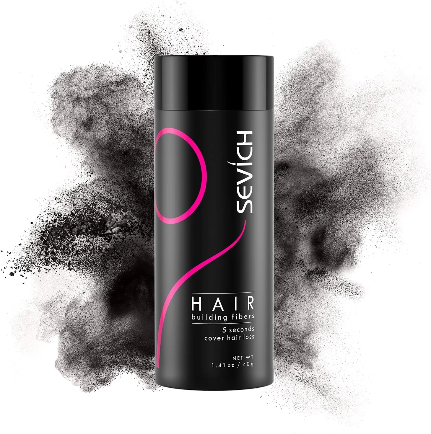 پودر پرپشت کننده مو سِویچ - پوشش دهنده فوری کم پشتی مو، بازسازی کننده مو، حاوی فیبرهای کراتین طبیعی برای موهای ضعیف، 40 گرم - قهوه ای تیره پودر پرپشت کننده مو سِویچ - پوشش دهنده فوری کم پشتی مو، بازسازی کننده مو، حاوی فیبرهای کراتین طبیعی برای موهای ضعیف، 40 گرم - قهوه ای تیره