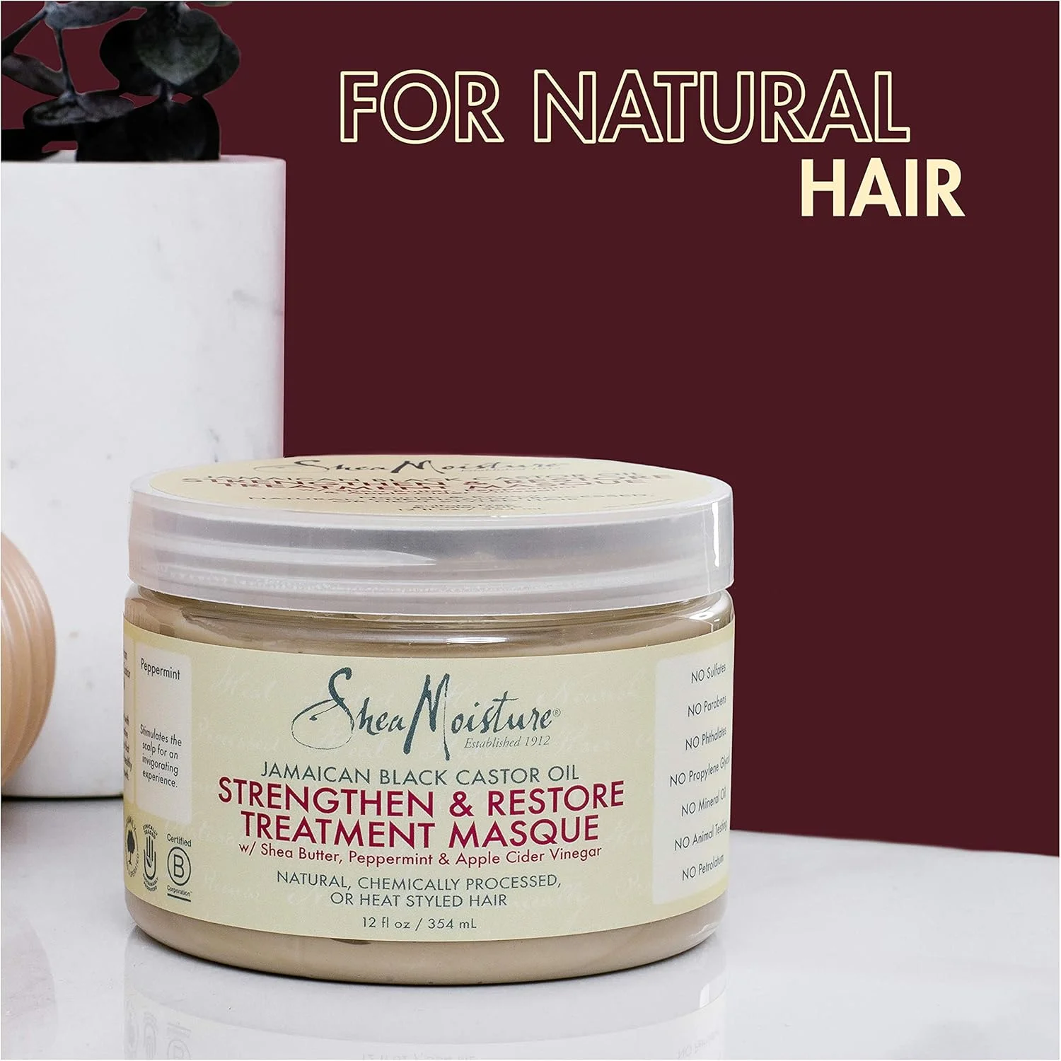 ماسک درمانی روغن کرچک سیاه جامائیکایی شی مویسچر برای موهای خشک، ماسک موی روغن کرچک سیاه جامائیکایی بدون پارابن 340 گرم ماسک درمانی روغن کرچک سیاه جامائیکایی شی مویسچر برای موهای خشک، ماسک موی روغن کرچک سیاه جامائیکایی بدون پارابن 340 گرم