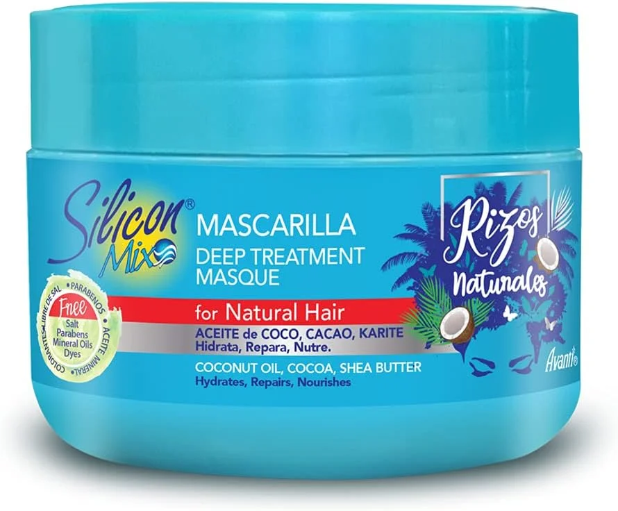 ماسک موی سیلیکون میکس مخصوص موهای فر و مجعد ۲۲۵ گرم - ماسک موی آبرسان قوی برای موهای فر، وز و موج دار ماسک موی سیلیکون میکس مخصوص موهای فر و مجعد ۲۲۵ گرم - ماسک موی آبرسان قوی برای موهای فر، وز و موج دار