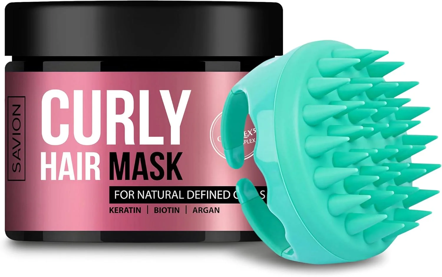 ماسک موی فر ساویون و ماساژور پوست سر سیلیکونی نرم برای فرهای طبیعی و درمان عمیق موهای خشک و آسیب دیده، حاوی شی باتر طبیعی، روغن آرگان، کراتین و بیوتین ماسک موی فر ساویون و ماساژور پوست سر سیلیکونی نرم برای فرهای طبیعی و درمان عمیق موهای خشک و آسیب دیده، حاوی شی باتر طبیعی، روغن آرگان، کراتین و بیوتین