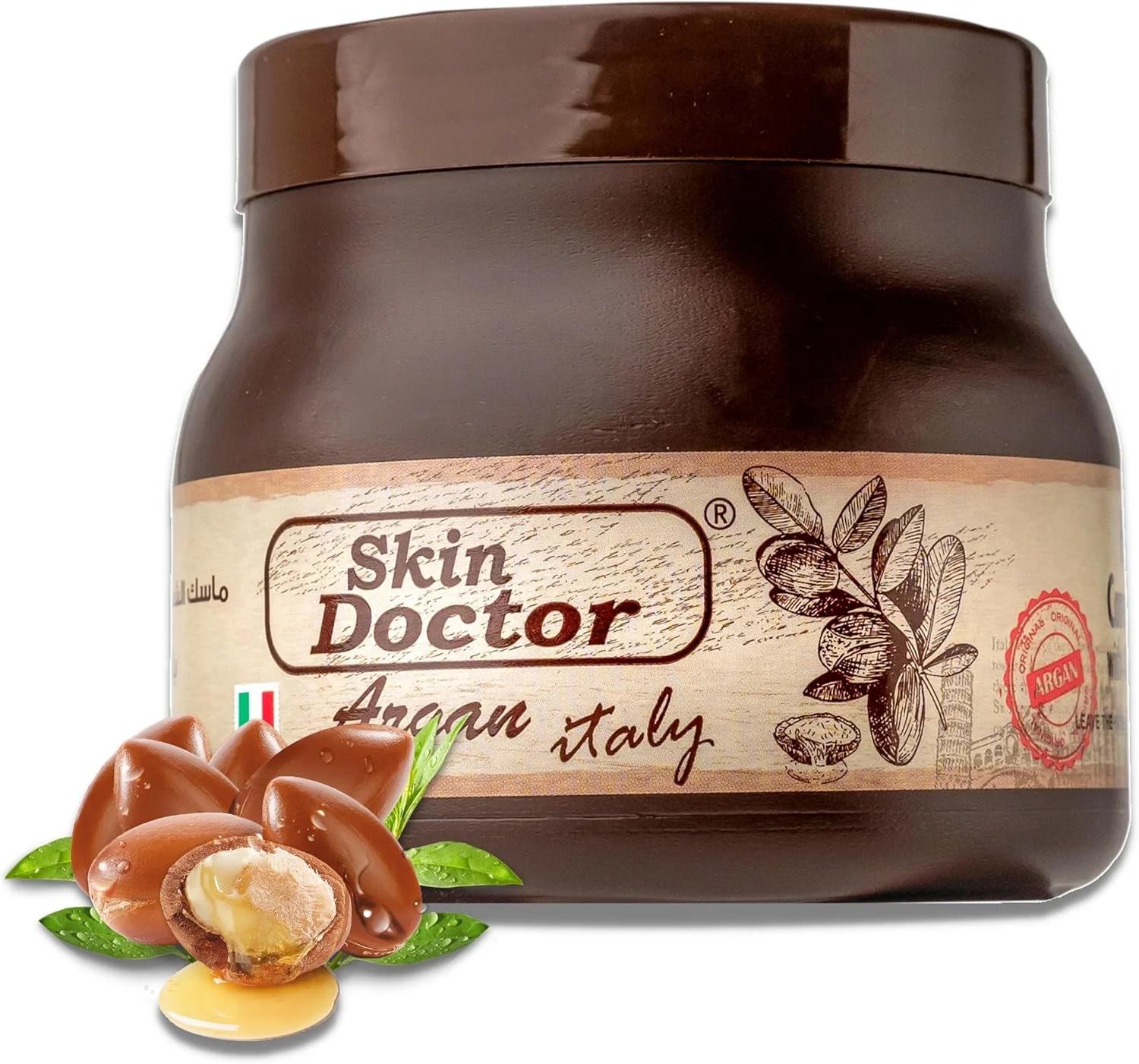 ماسک مو روغن آرگان اسکین دکتر - ماسک موی مرطوب کننده و مغذی عمیق، برای انواع مو، درمان موهای آسیب دیده و کاهش وز - آبرسانی فوق العاده و تحریک رشد مو 500 میلی لیتر ماسک مو روغن آرگان اسکین دکتر - ماسک موی مرطوب کننده و مغذی عمیق، برای انواع مو، درمان موهای آسیب دیده و کاهش وز - آبرسانی فوق العاده و تحریک رشد مو 500 میلی لیتر