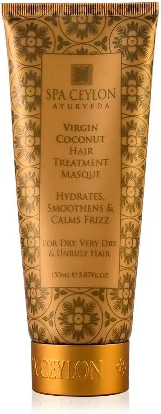 ماسک مو نارگیل بکر SPA CEYLON | نرم کننده عمیق | ترمیم کننده مو | 100% گیاهی | مناسب برای موهای خشک، خیلی خشک و وز