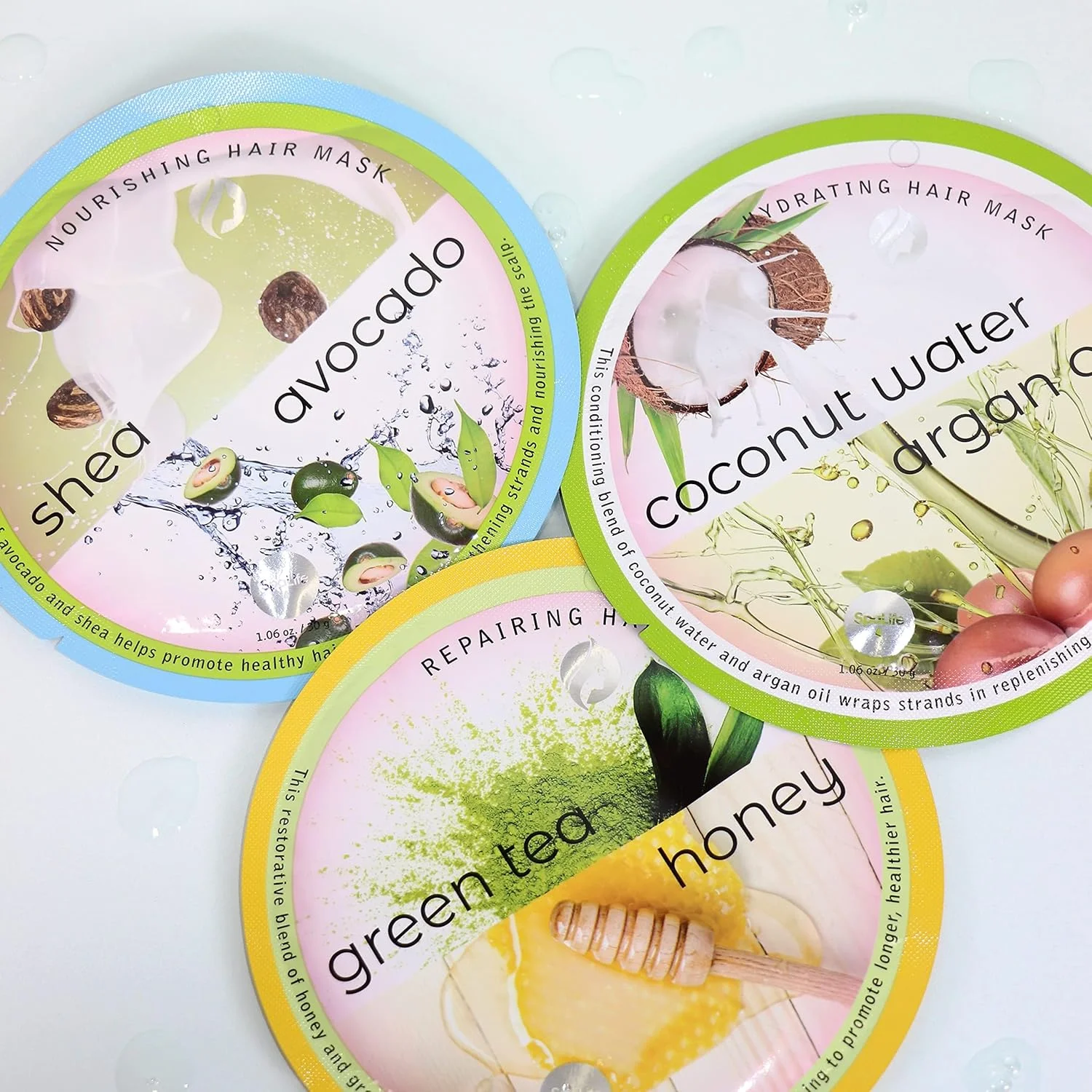 اسپا لایف، پک ۹ عددی ماسک موی طبیعی و متنوع