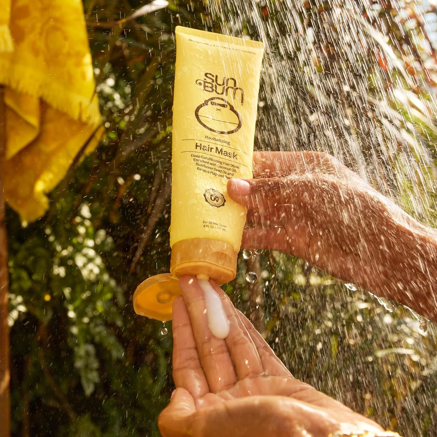 ماسک مو ترمیم کننده و احیا کننده سان بام مناسب برای انواع مو 177 میلی لیتر ماسک مو ترمیم کننده و احیا کننده سان بام مناسب برای انواع مو 177 میلی لیتر