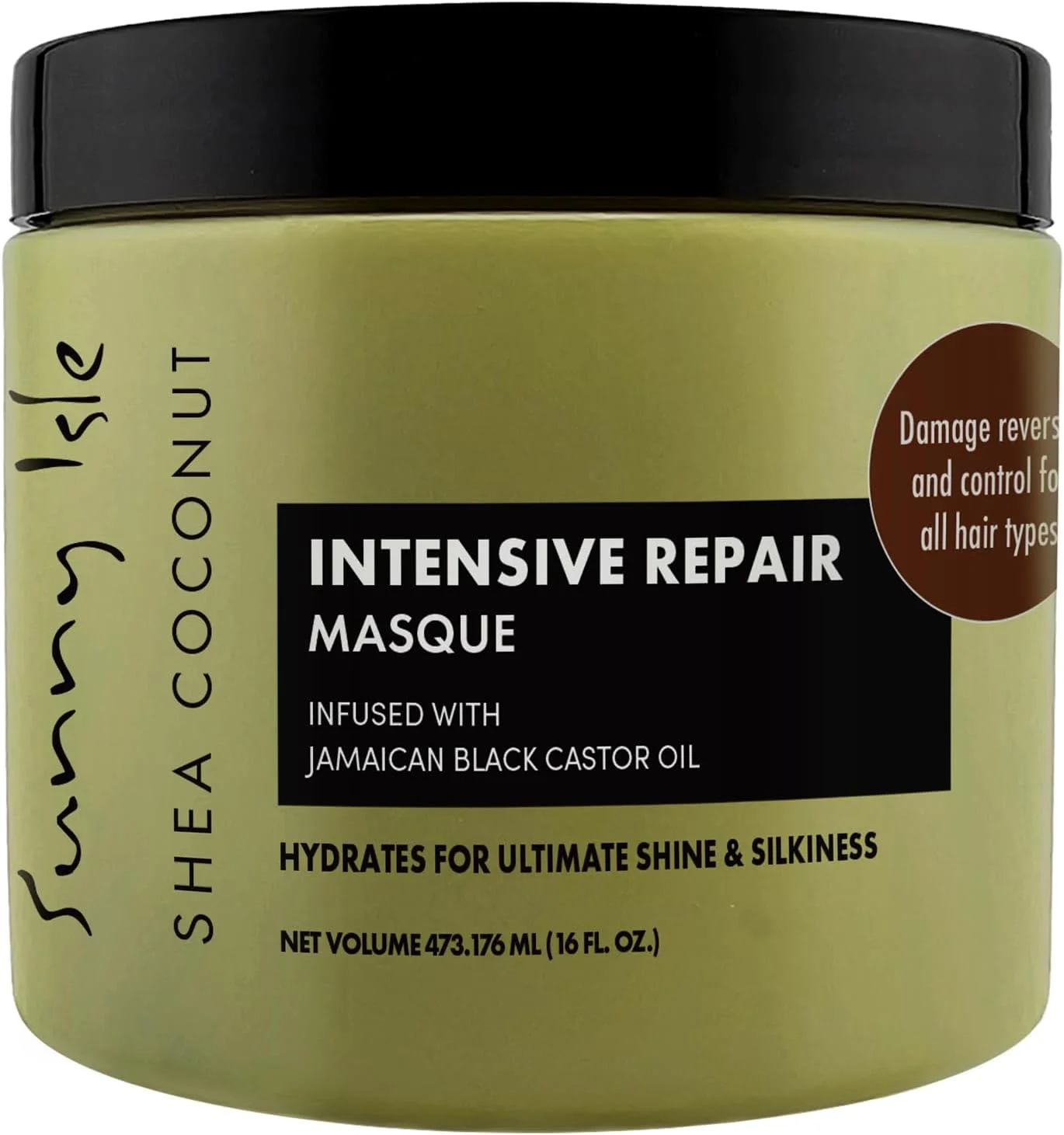 ماسک ترمیم کننده قوی شی باتر و نارگیل سانی آیل 473 میلی لیتر