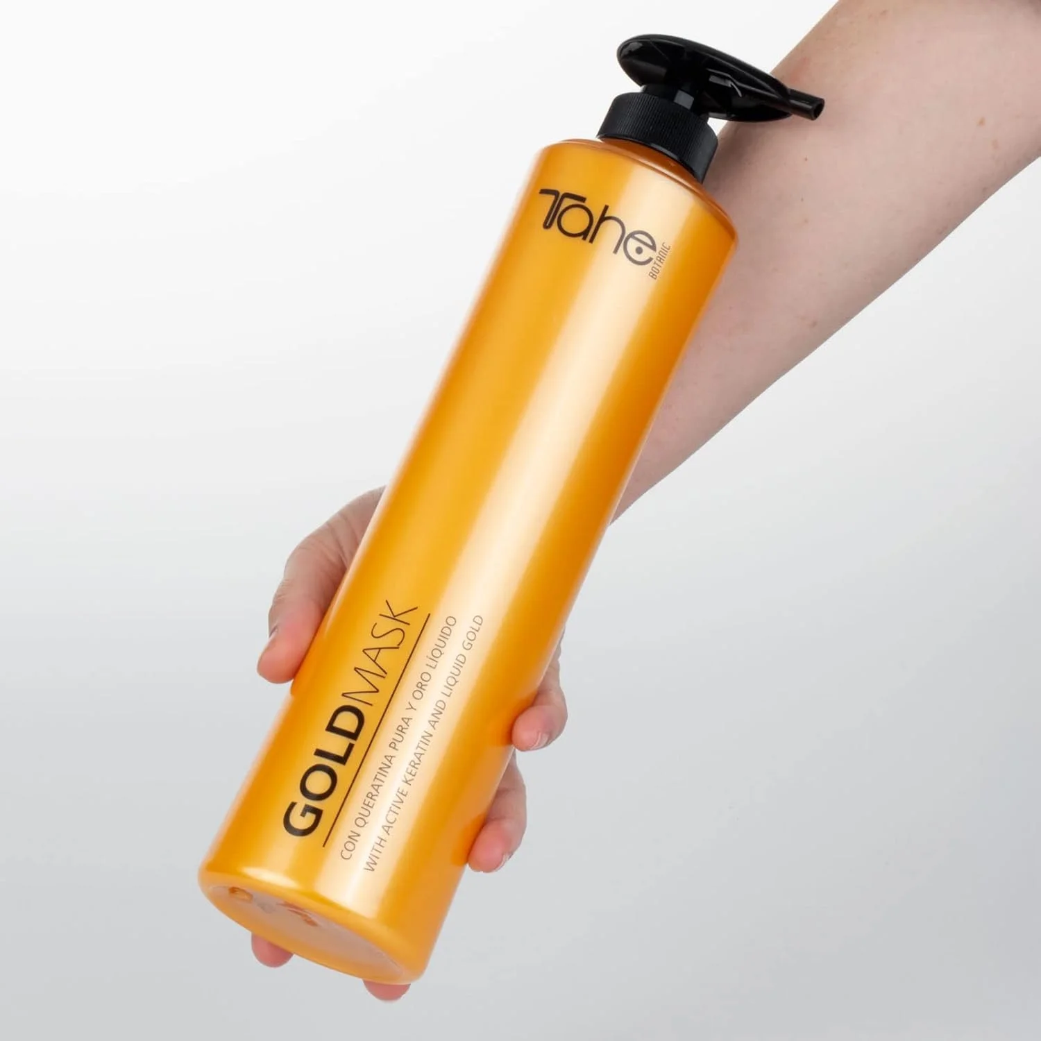 ماسک موی کراتین طلایی Tahe حجم ۸۰۰ میلی لیتر