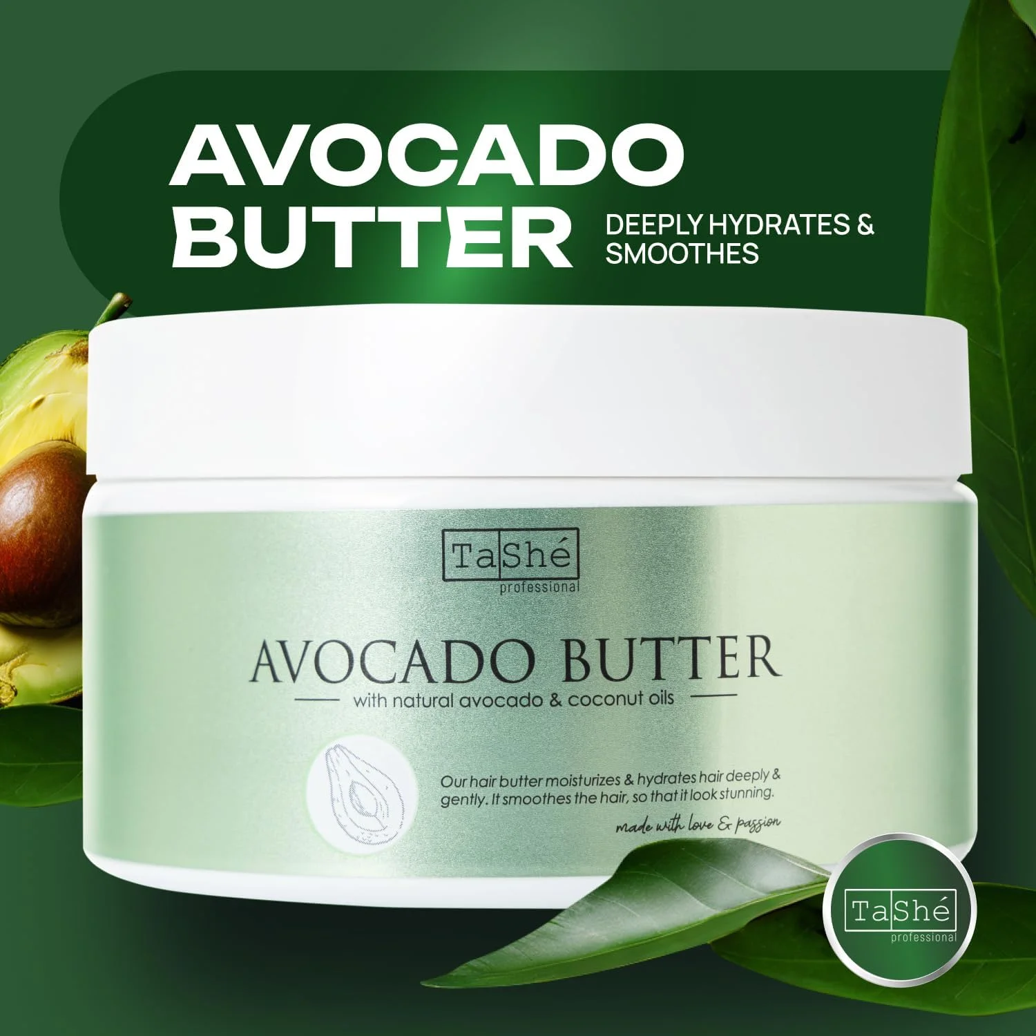 ماسک مو ترمیم کننده حرفه ای تاشه با آووکادو 300 میلی لیتر