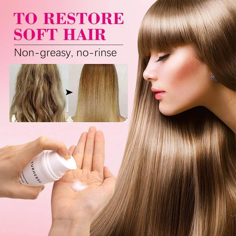 ماسک موی ترمال بدون نیاز به آبکشی با بایو پپتیدها - فرمول ترمیم عمقی 4 دقیقه ای، درخشش را باز می گرداند، استحکام و خاصیت ارتجاعی را افزایش می دهد، درمان حرفه ای کراتین با محافظت فوری در برابر حرارت و نرمی