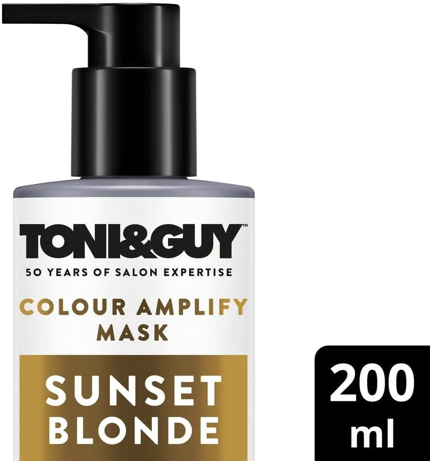 ماسک نرم کننده و تقویت کننده رنگ مو بلوند آفتابی تونی اند گای حاوی رنگدانه های موقت، روغن آرگان و فیلترهای محافظت در برابر اشعه ماوراء بنفش، 200 میلی لیتر