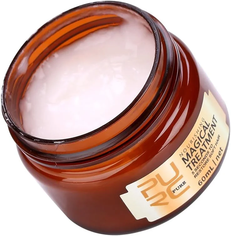 ماسک مو 60 میلی لیتری، درمان مو، ماسک موی جادویی حرفه ای، درمان مغذی، نرم کننده و ترمیم کننده موهای آسیب دیده و خشک ماسک مو 60 میلی لیتری، درمان مو، ماسک موی جادویی حرفه ای، درمان مغذی، نرم کننده و ترمیم کننده موهای آسیب دیده و خشک