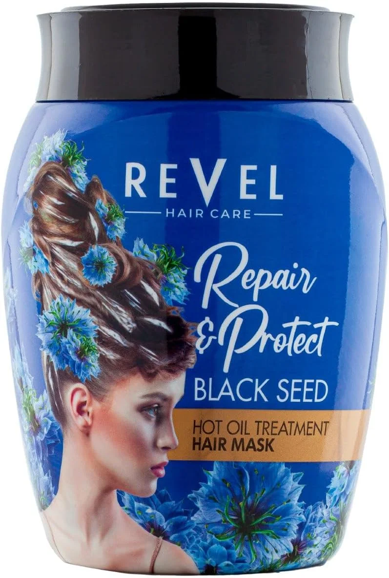 ماسک مو روغن سیاه گرم Revel Hair Care مناسب برای آقایان و بانوان ۱۰۰۰ میلی لیتر، کنترل ریزش مو، رشد مجدد ماسک مو روغن سیاه گرم Revel Hair Care مناسب برای آقایان و بانوان ۱۰۰۰ میلی لیتر، کنترل ریزش مو، رشد مجدد
