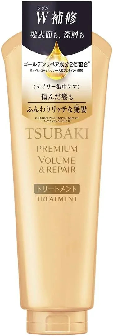 مجموعه ۹ عددی ترمیم کننده موی پریمیم TSUBAKI، ماسک نرم کننده مایع ۱۸۰ گرمی مجموعه ۹ عددی ترمیم کننده موی پریمیم TSUBAKI، ماسک نرم کننده مایع ۱۸۰ گرمی