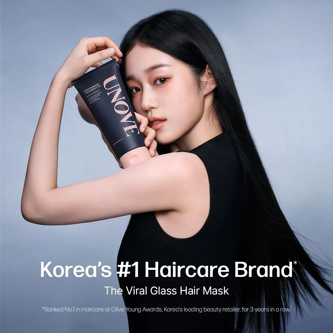 ماسک مو ترمیم کننده عمیق موهای آسیب دیده UNOVE مدل EX حجم 320 میلی لیتر | ماسک مو مغذی ممتاز | نرم کننده برای موهای خشک، وز و آسیب دیده با کراتین-PF | تقویت کننده و آبرسان ماسک مو ترمیم کننده عمیق موهای آسیب دیده UNOVE مدل EX حجم 320 میلی لیتر | ماسک مو مغذی ممتاز | نرم کننده برای موهای خشک، وز و آسیب دیده با کراتین-PF | تقویت کننده و آبرسان