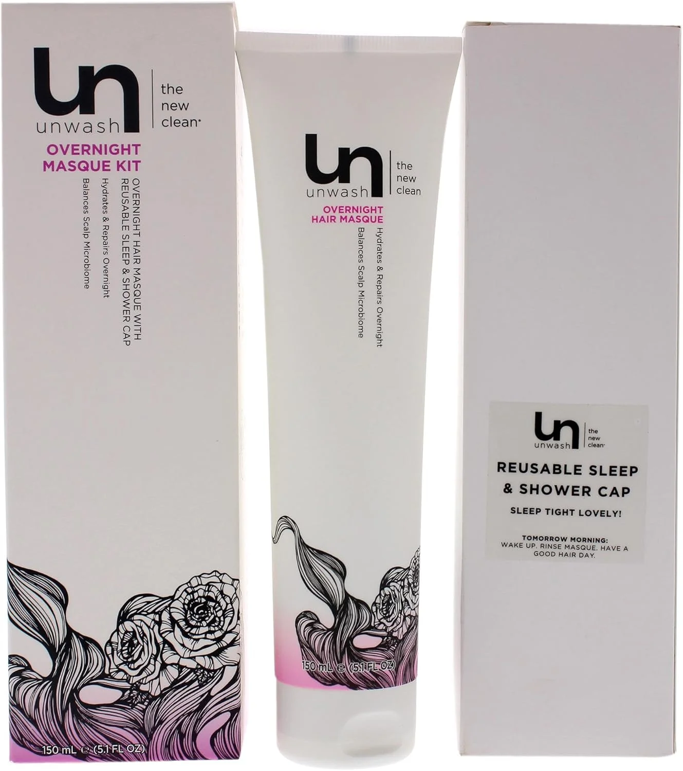 ماسک موی شبانه Unwash مناسب برای انواع مو 150 میلی لیتر ماسک موی شبانه Unwash مناسب برای انواع مو 150 میلی لیتر