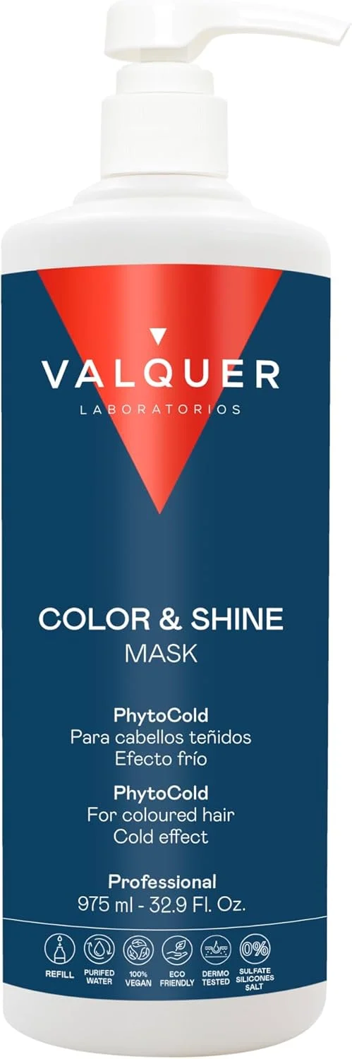 ماسک موی یخی حرفه ای Valquer برای رنگ و درخشش مو - ۱۰۰۰ میلی لیتر ماسک موی یخی حرفه ای Valquer برای رنگ و درخشش مو - ۱۰۰۰ میلی لیتر